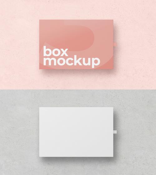 Adobe Stock - Top View of a Product Box Mockup - 393661786