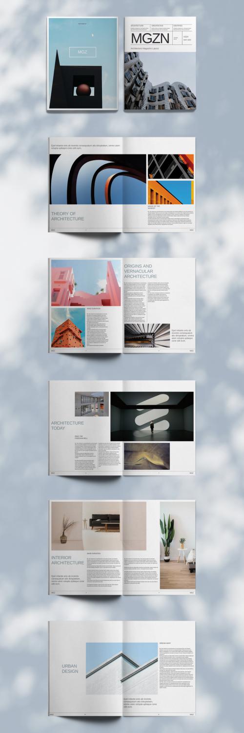 Adobe Stock - Architecture Magazine Layout - 394724772