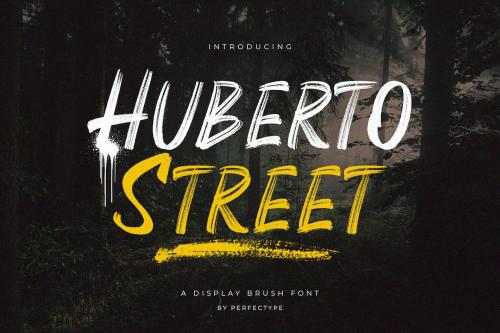 Huberto Street rush Font