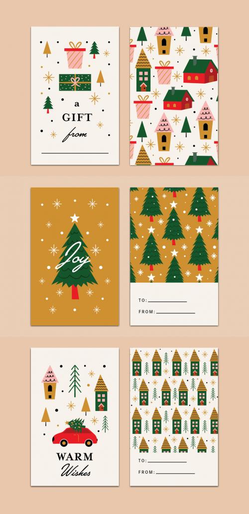 Adobe Stock - Christmas Holiday Gift Tags Collection - 395354038