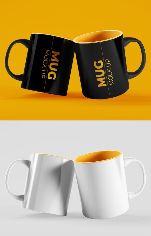 Adobe Stock - 2 Mug Cups Mockup - 395379425