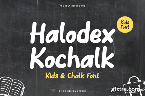 Halodex Kochalk - Kids & Chalk Font H56Q65Z