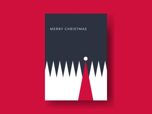 Adobe Stock - Santa Hat Christmas Card - 396423053