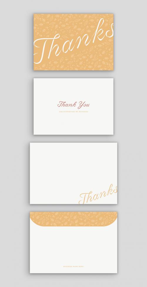 Adobe Stock - Simple Greeting Card with Envelope - 396864944