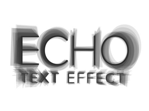 Adobe Stock - Echo Text Style Effect - 396883579