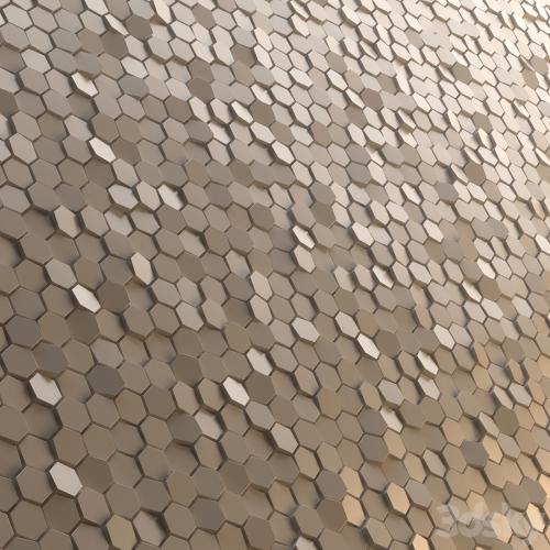 mutina decor panel honeycomb mosaics
