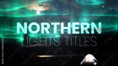 Adobe Stock - Northern Lights Titles - 398523526