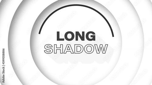 Adobe Stock - Clean Long Shadow Shape Reveal - 399358886
