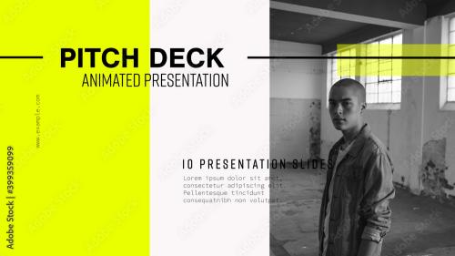 Adobe Stock - Pitch Deck Presentation Titles - 399359099