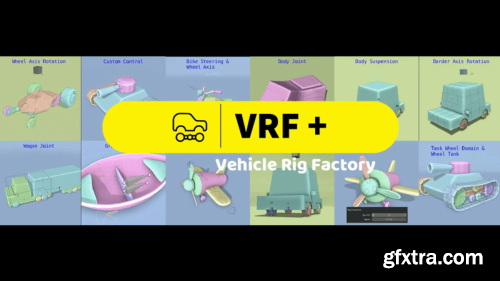 Vehicle Rig Factory Plus (Blender 3.X And 4.X)