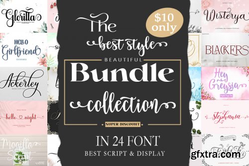 The Best Collection Font Bundle 26611653