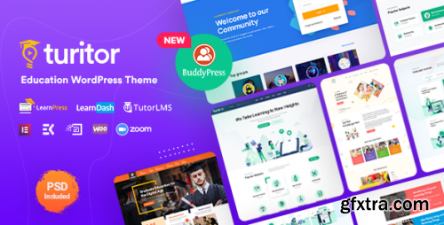 Themeforest - Turitor - Education WordPress Theme 25282972 v1.4.7 - Nulled