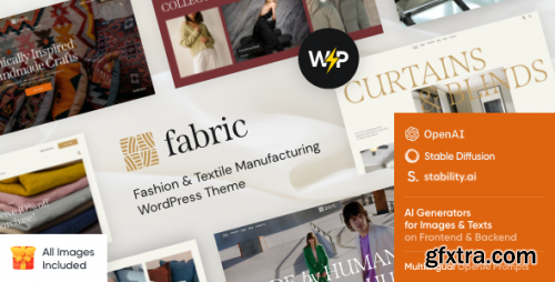 Themeforest - Fabric - Fashion & Textile Manufacturing WordPress Theme 41320085 v1.5.0 - Nulled