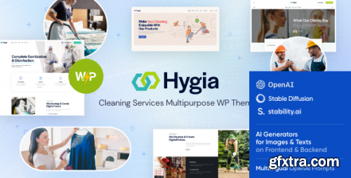 Themeforest - Hygia - Cleaning Services Multipurpose WordPress Theme 43793921 v1.3.0 - Nulled
