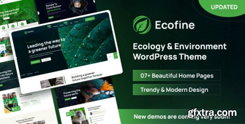 Themeforest - Ecofine - Ecology & Environment WordPress Theme 45087619 v1.1.0 - Nulled