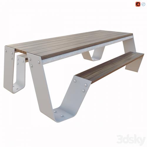 Hopper Picnic Table by Extremis
