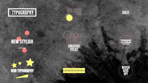 Videohive - Grid Titles - 50464610
