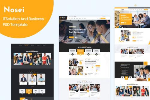 Nosei - ITSolution And Business PSD Template
