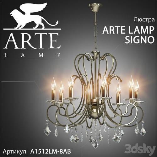 Chandelier Arte lamp Signo A1512LM-8AB