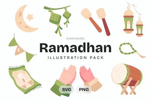 Ramadhan Illustration Pack