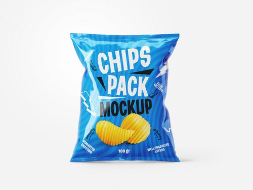 Adobe Stock - Potato Chips Packaging Mockup - 407051879