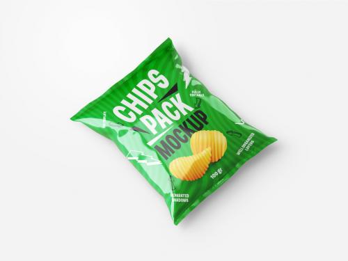 Adobe Stock - Potato Chips Packaging Mockup - 407053018