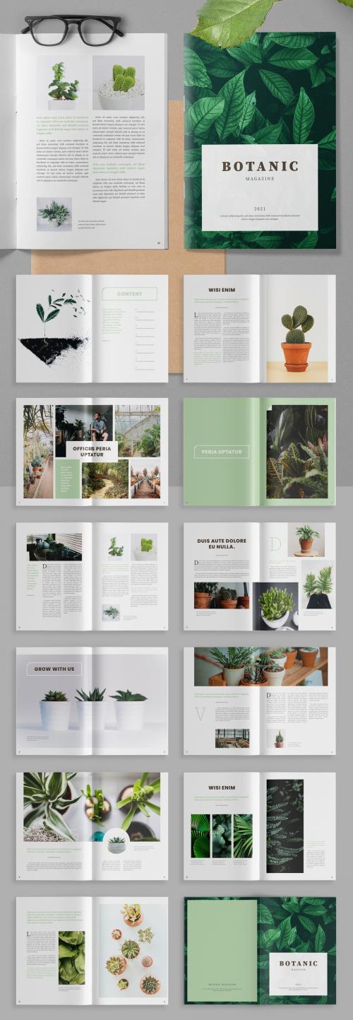 Adobe Stock - Botanic Magazine Layout - 407262247