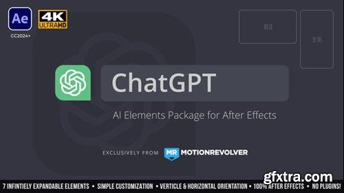 Videohive Chat GPT AI Elements 50623144