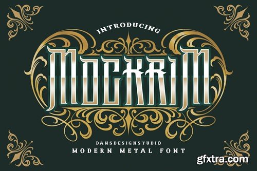 Mockrim Modern Blackletter Font UWR4952