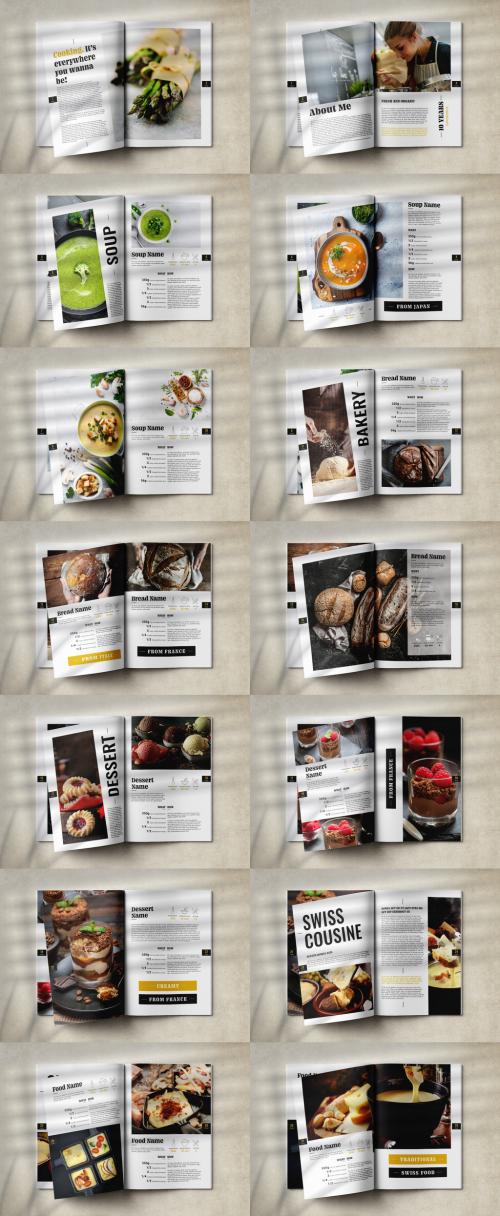 Adobe Stock - Cookbook Layout - 408858986