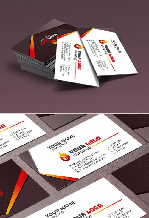 Adobe Stock - Business Card Template - 409920382
