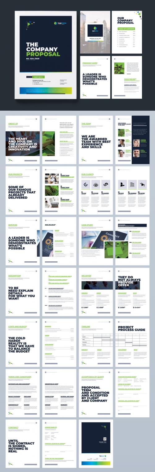 Adobe Stock - Corporate Project Proposal Layout - 411926856