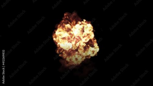 Adobe Stock - Fire Explosions Smoke and Trails Transparent Background - 412269832