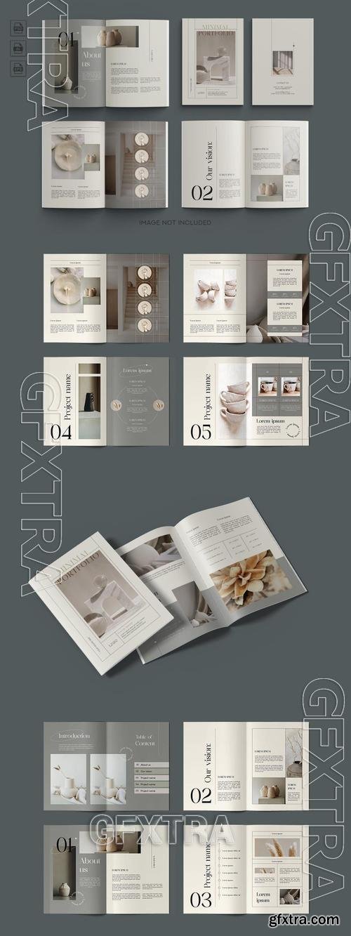 Company Profile | Minimal Portfolio Brochure JUT89CL