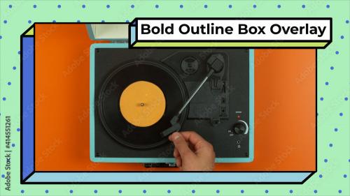 Adobe Stock - Bold Outline Box Video Overlay - 414551261