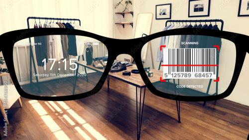 Adobe Stock - Smart Glasses Scanner - 414768950