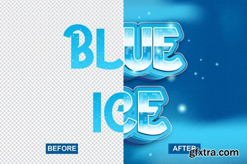 Blue Ice Text Effect 9CB8LQC