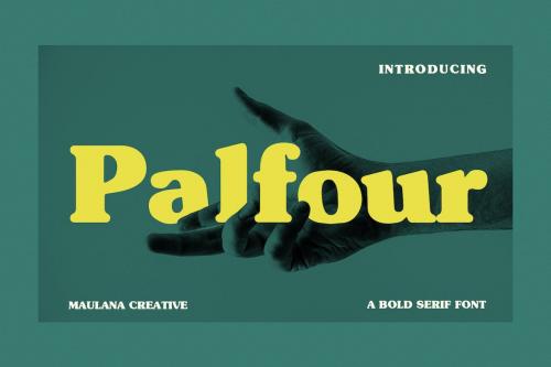 Palfour Bold Serif Font