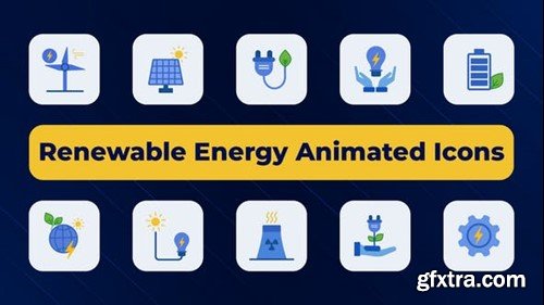 Videohive Renewable Energy Animated Icons 50588525
