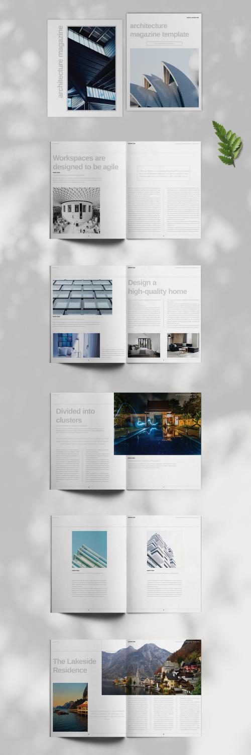 Adobe Stock - Architecture Magazine Layout - 416099542