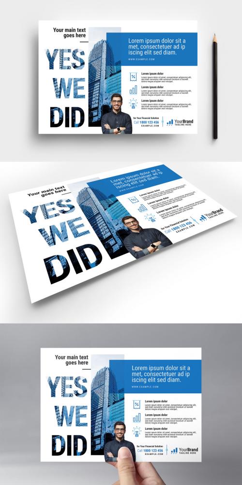 Adobe Stock - Tax Man Expertise for Your Financial Solution Flyer Layouts - 416114451