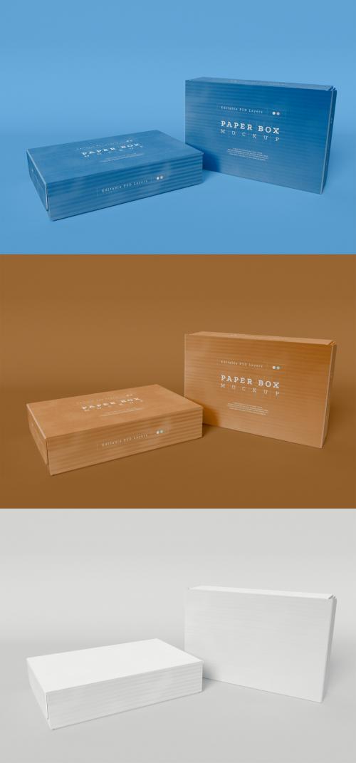 Adobe Stock - Product Paper Box Mockup - 416836837