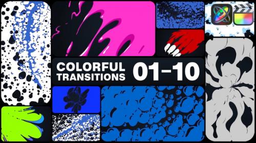 Videohive - Colorful Transitions for FCPX - 50429292