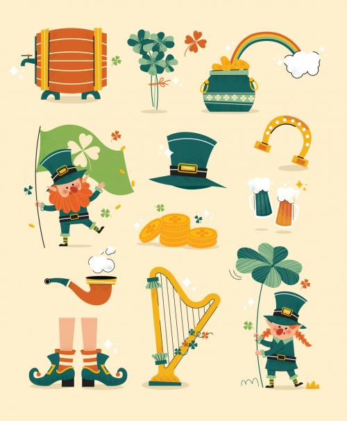 Adobe Stock - St. Patrick's Day Art Kit - 417916998
