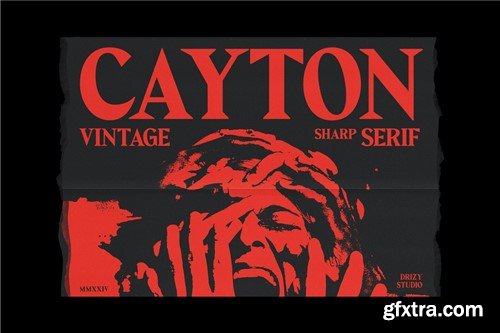 Cayton - Vintage Sharp Serif Font CD5NKY3