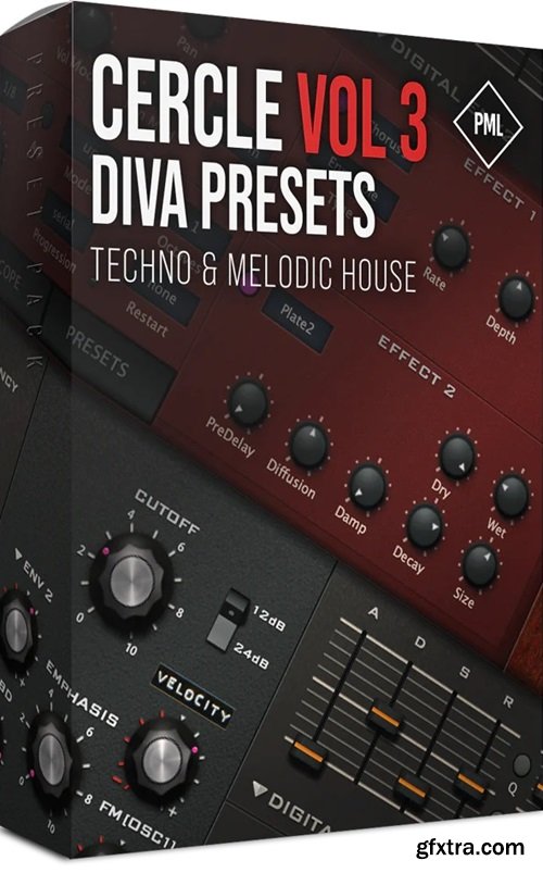 Production Music Live - Cercle Sounds Vol 3 - Diva Preset Pack for Techno and Melodic House