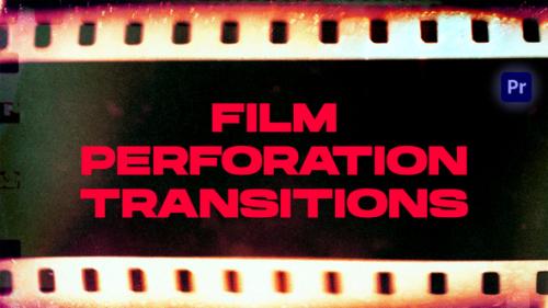 Videohive - Film Perforation Transitions | Premiere Pro - 50537508