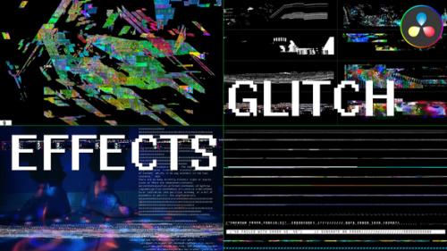 Videohive - Glitch Effects for DaVinci Resolve - 50546559