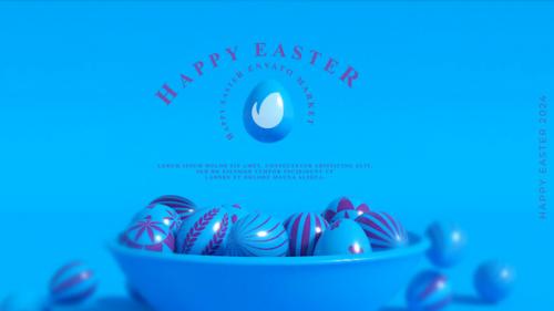 Videohive - Happy Easter Logo - 50572769
