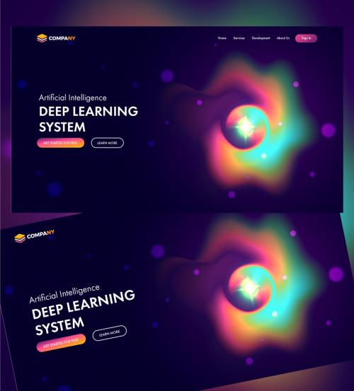 Adobe Stock - Artificial Intelligence and Deep Learning Landing Page - 419499946